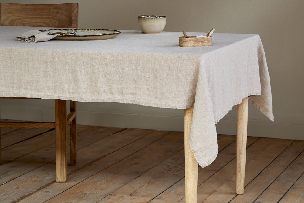 Junto Linen Tablecloth Natural Small