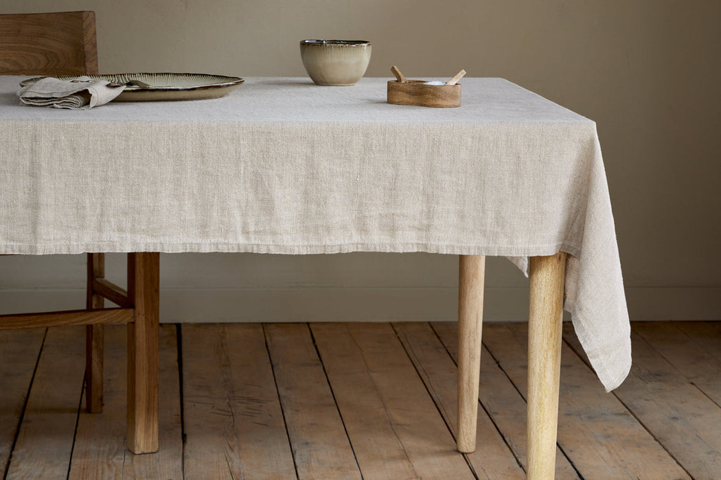 Junto Linen Tablecloth Natural Small