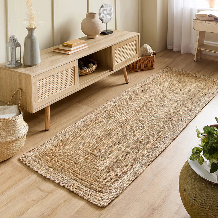 Jenson Jute Runner White