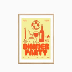 Dinner Party Graphic Print