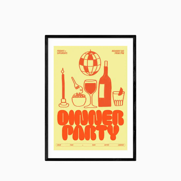 Dinner Party Graphic Print