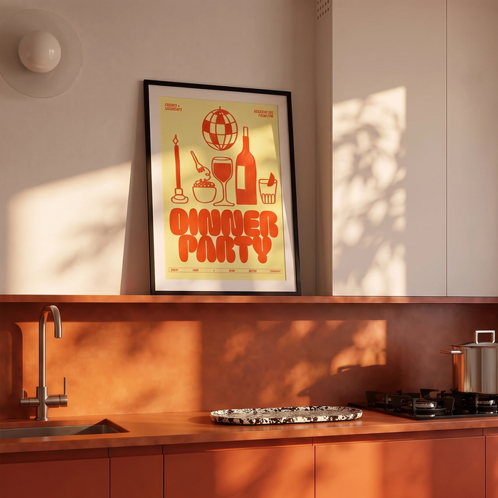 Dinner Party Graphic Print