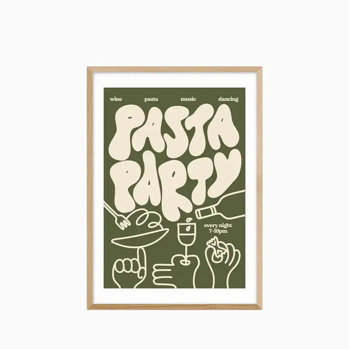 Pasta Party Graphic Print