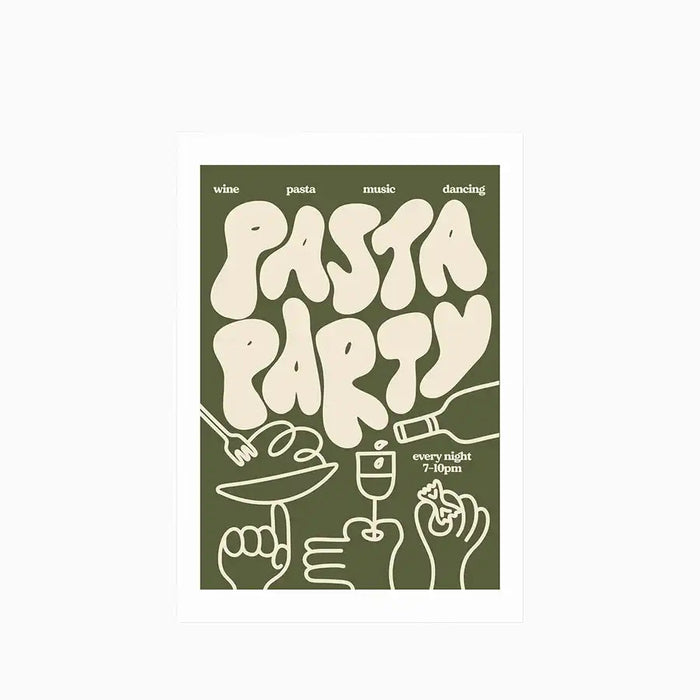 Pasta Party Graphic Print