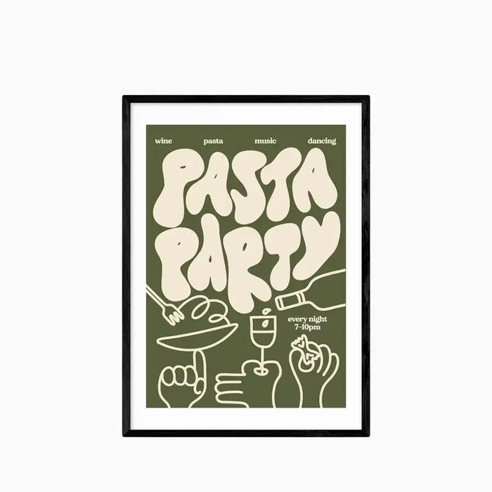 Pasta Party Graphic Print