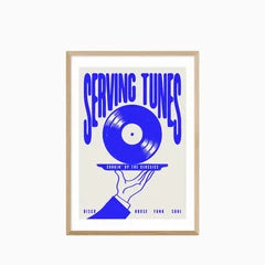 Serving Tunes Graphic Print
