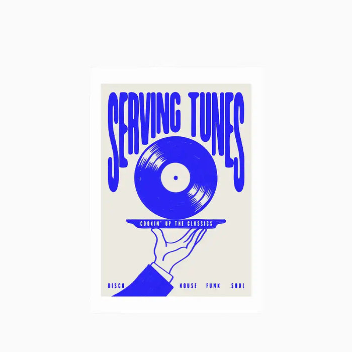 Serving Tunes Graphic Print