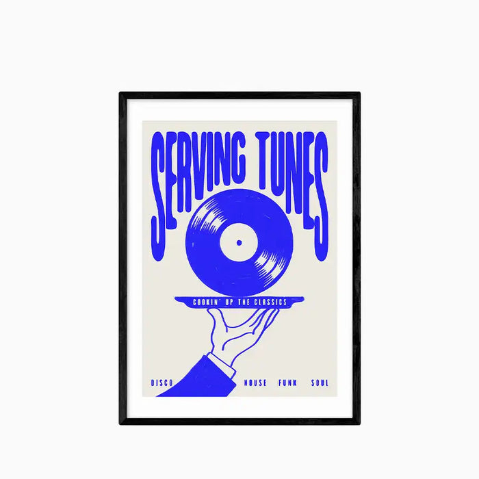 Serving Tunes Graphic Print