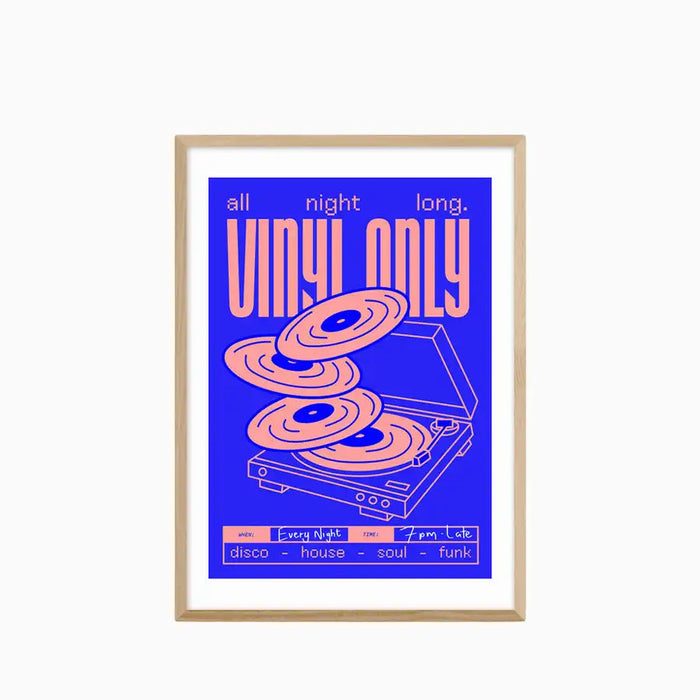 Vinyl Only Graphic Print