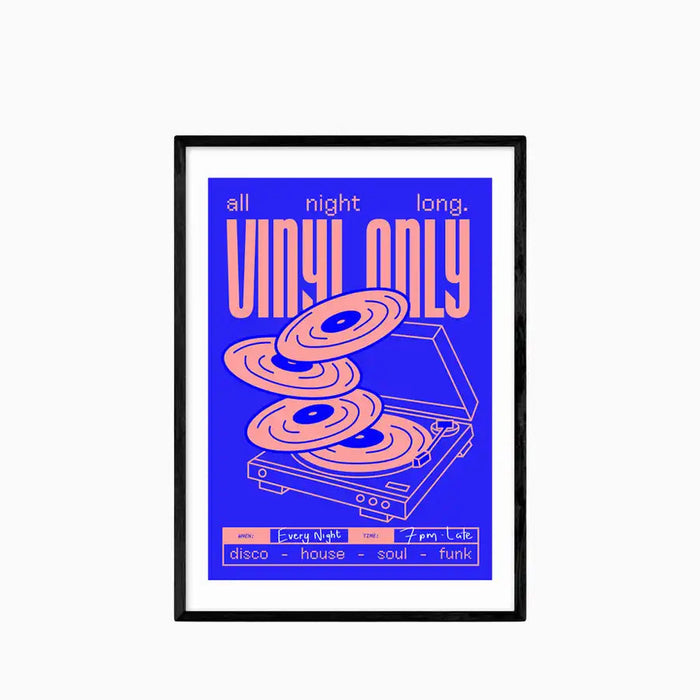 Vinyl Only Graphic Print