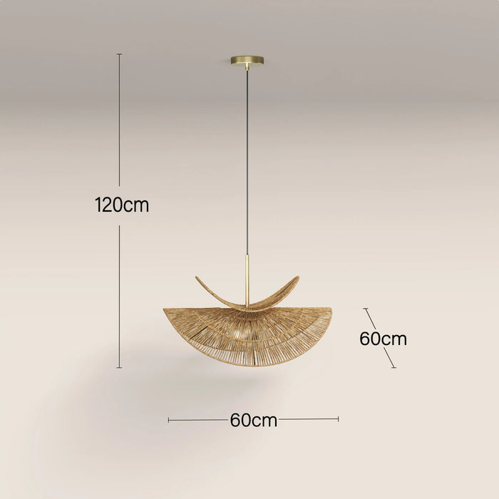 Javon Pendant Light Natural Rattan