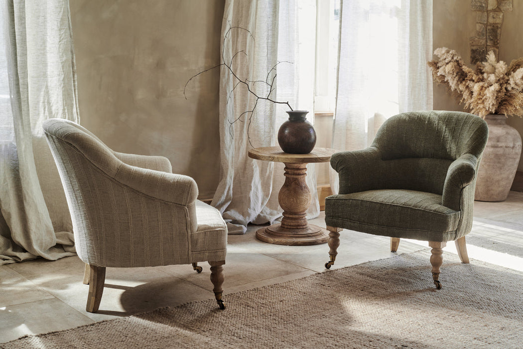 Kiana Cotton Armchair Natural