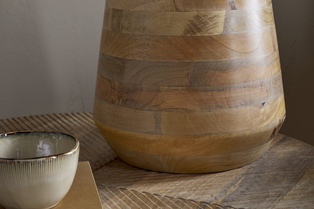 Kayo Statement Table Lamp Mango Wood Natural