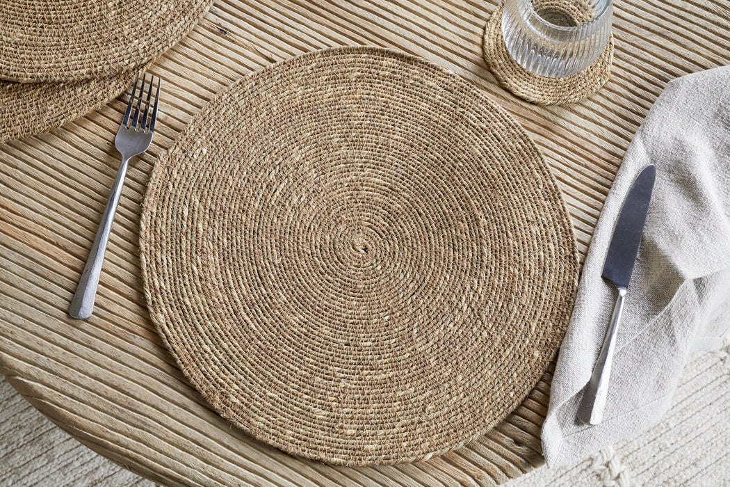 Keso Woven Placemats Brown Set Of 4