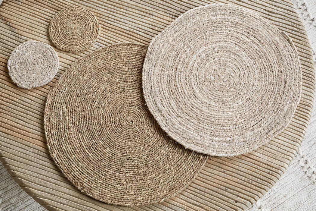 Keso Woven Placemats Brown Set Of 4