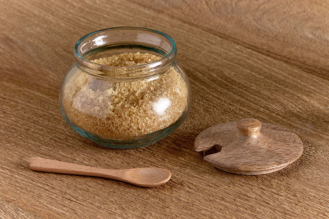 Kali Round Storage Jar Natural Clear