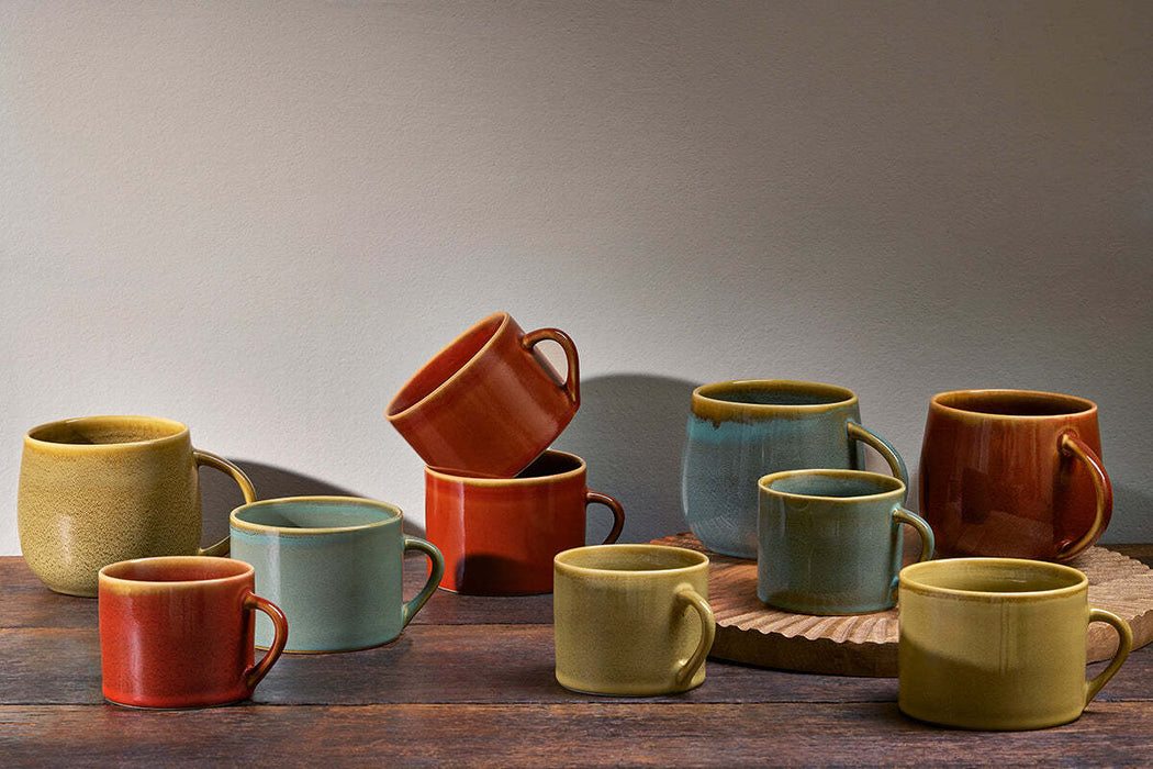 Kalini Mugs Green Small Set Of 2