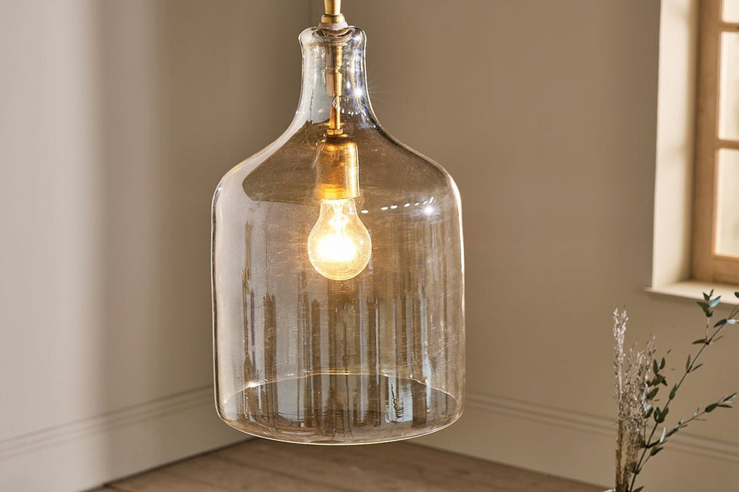 Kalsi Recycled Glass Pendant Light Lustre Large