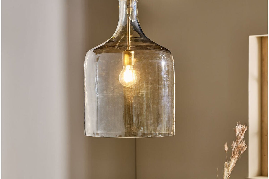 Kalsi Recycled Glass Pendant Light Lustre Small