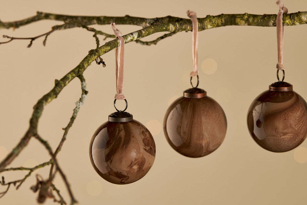 Kancha Baubles Mocha Set Of 4