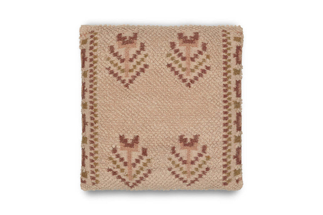 Kandy Wool Cotton Cushion Cover Dusty Pink