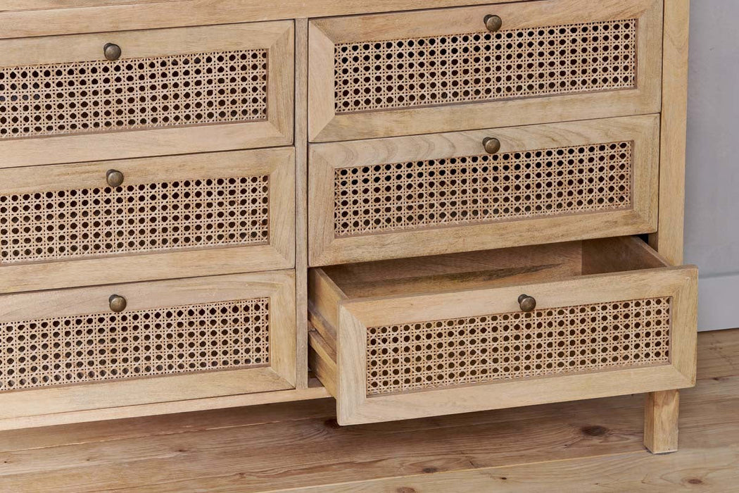 Kanz Mango Wood Chest Of Drawers Natural