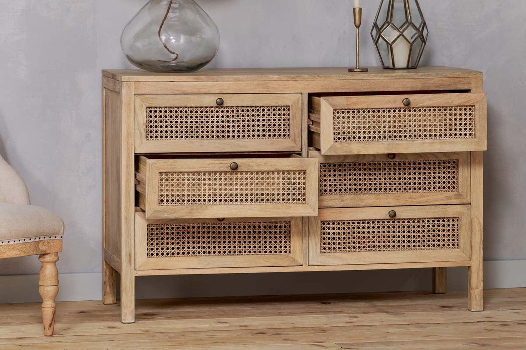 Kanz Mango Wood Chest Of Drawers Natural