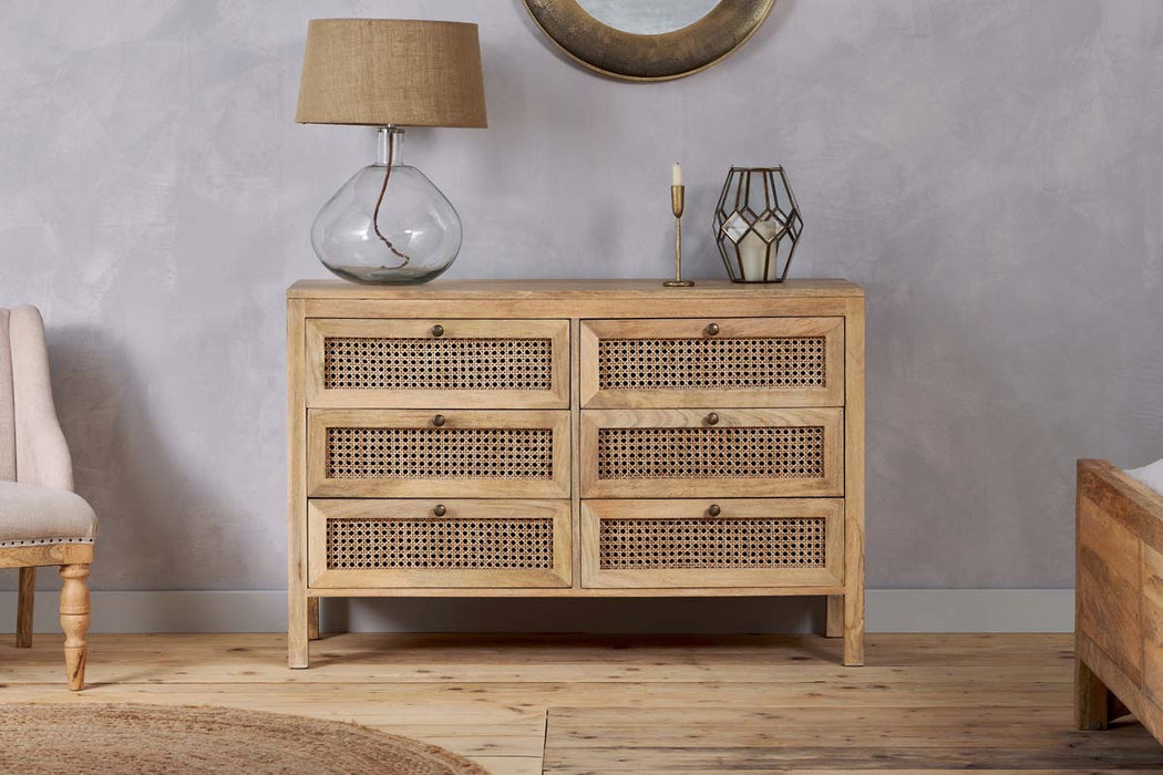 Kanz Mango Wood Chest Of Drawers Natural