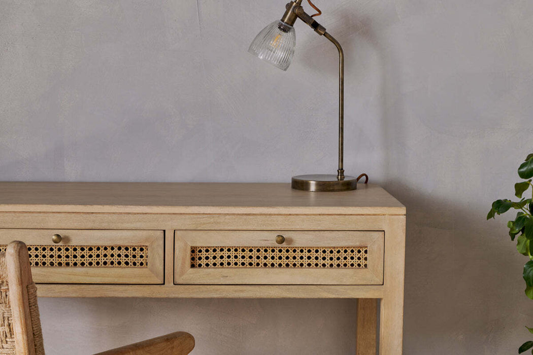 Kanz Mango Wood Writing Desk Natural