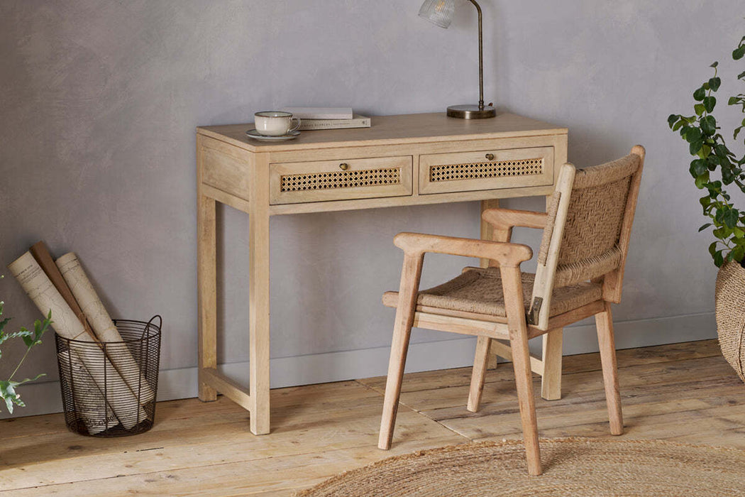 Kanz Mango Wood Writing Desk Natural