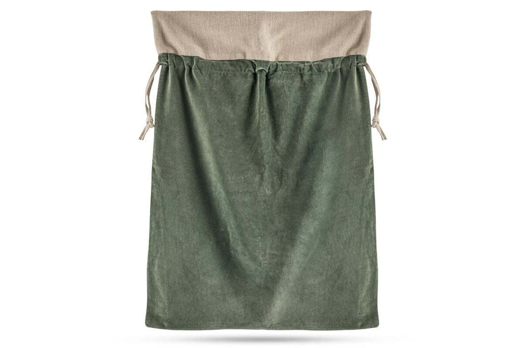 Karru Cotton Velvet Sack Forest Green