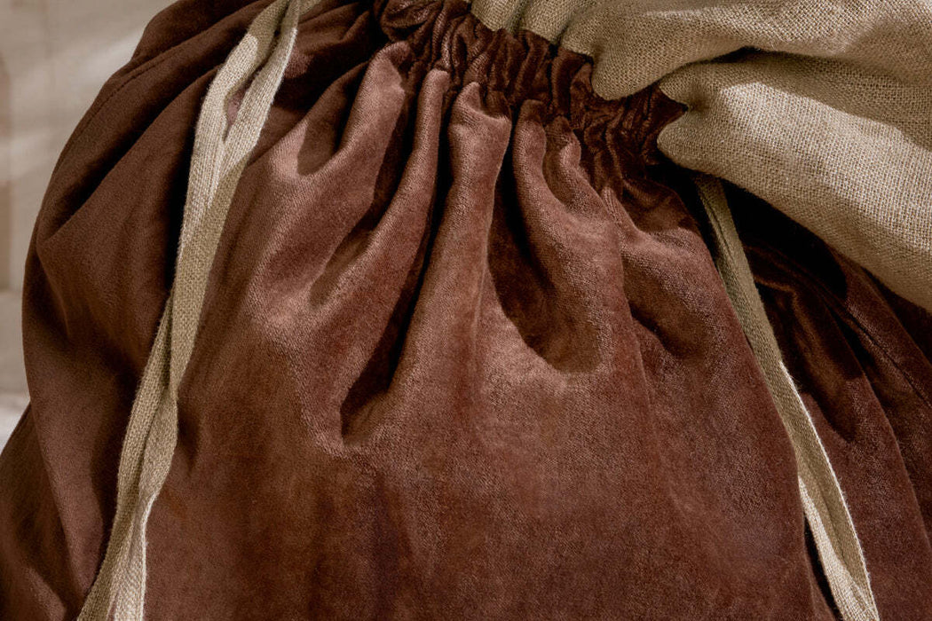 Karru Cotton Velvet Sack Rich Mocha