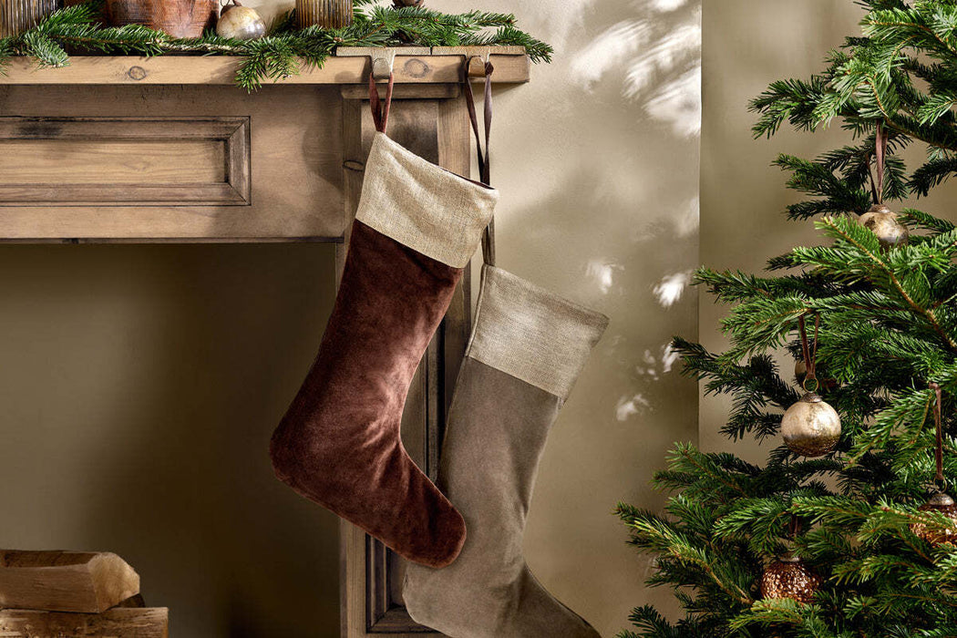 Karru Cotton Velvet Stocking Rich Mocha