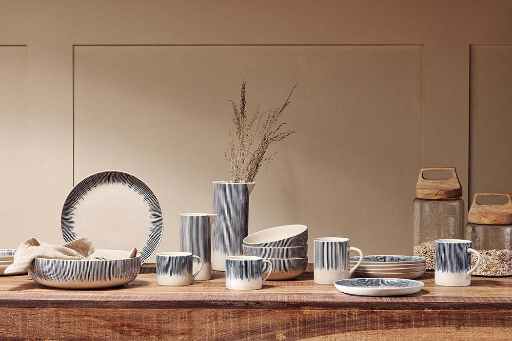 Karuma Ceramic Cereal Bowl Blue White