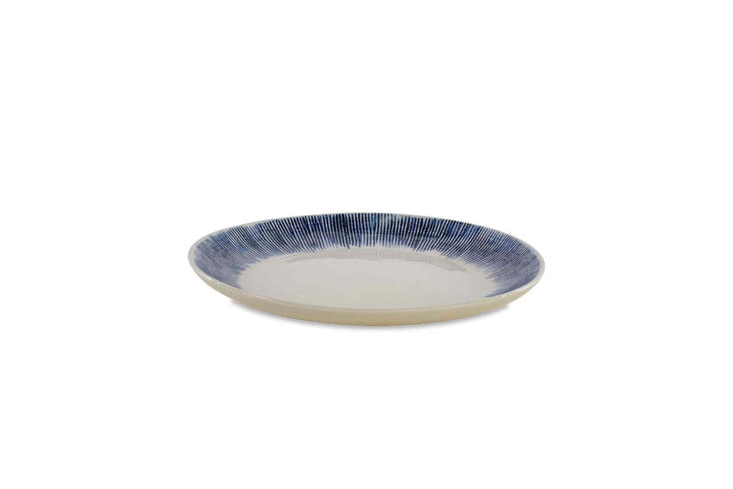 Karuma Ceramic Dinner Plate Blue White