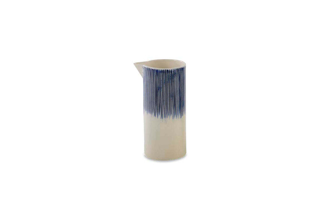 Karuma Ceramic Jug Blue White Small