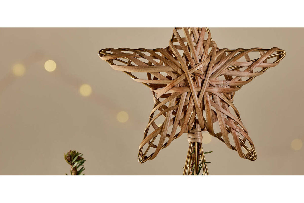 Katana Cane Tree Topper Natural