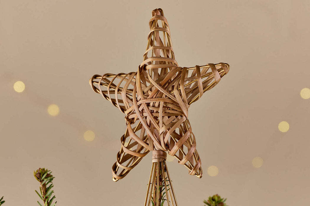 Katana Cane Tree Topper Natural