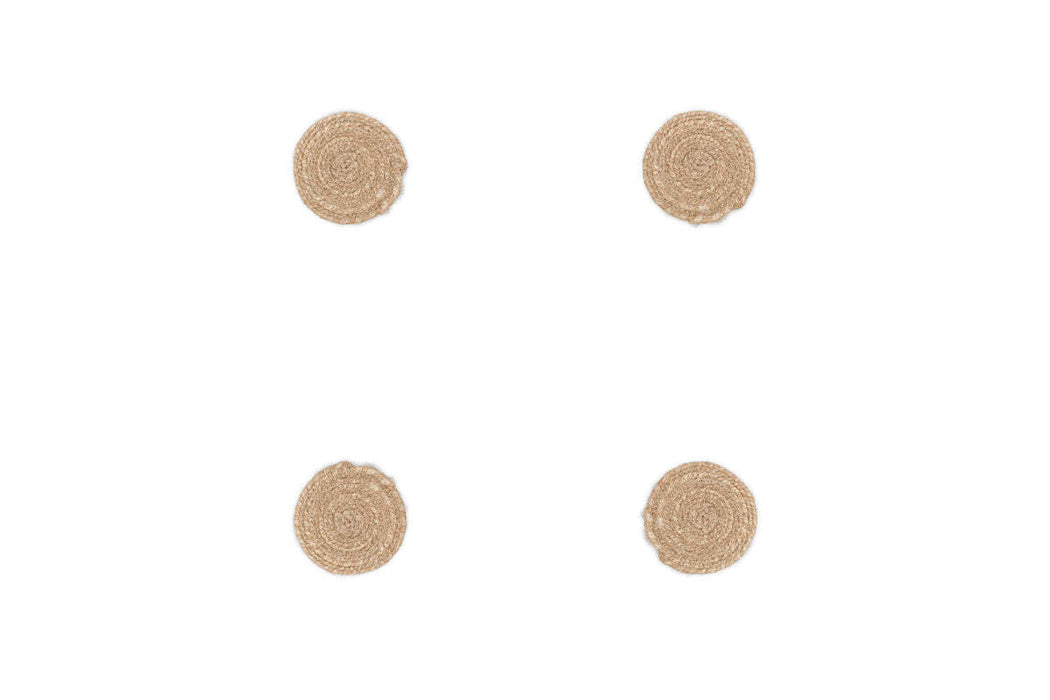 Keso Woven Coasters Natural Set Of 4