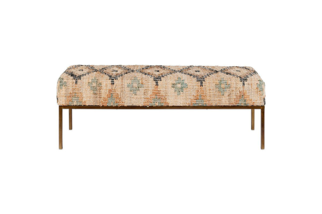 Kesu Kilim Iron Bench