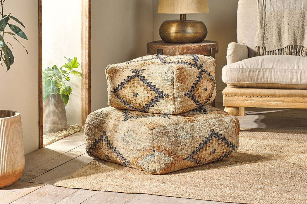 Kesu Kilim Pouf Large