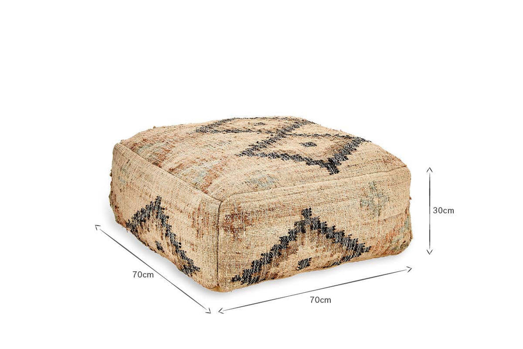 Kesu Kilim Pouf Large