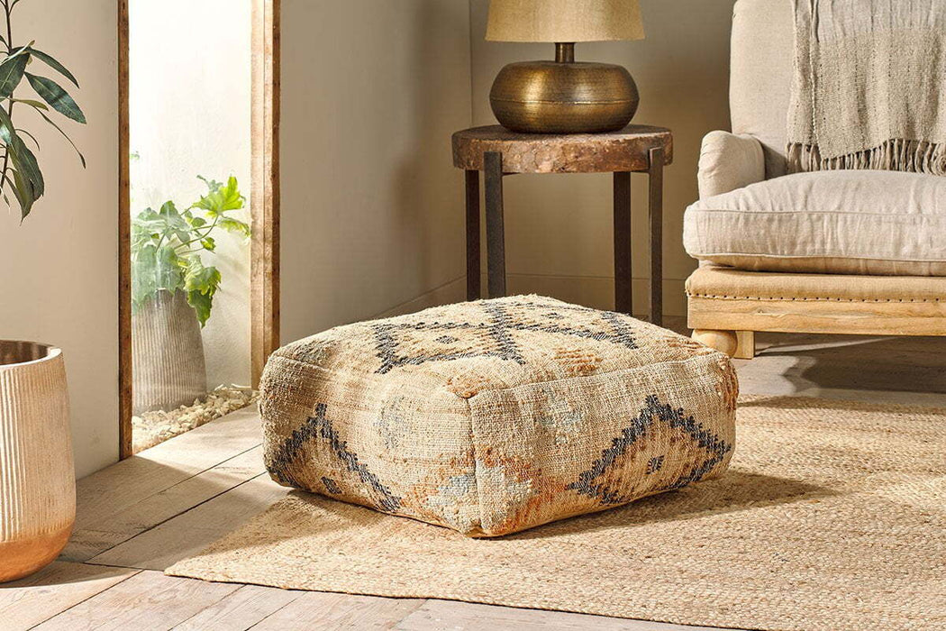 Kesu Kilim Pouf Large