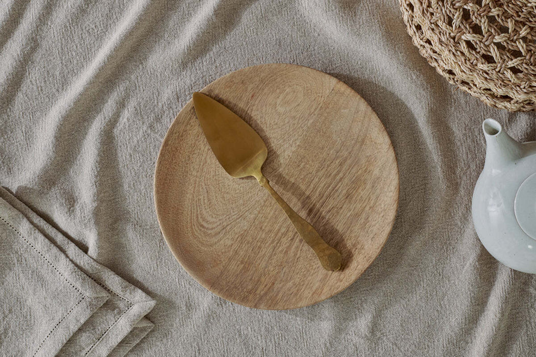 Khana Cake Slice Brushed Gold