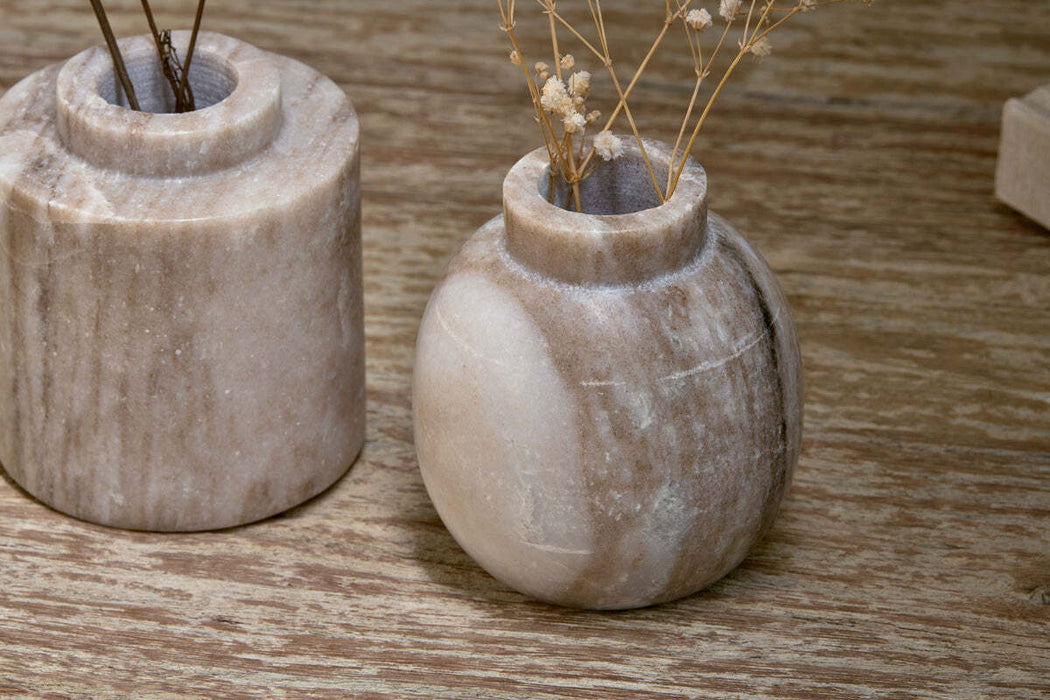 Khari Marble Vase Grey