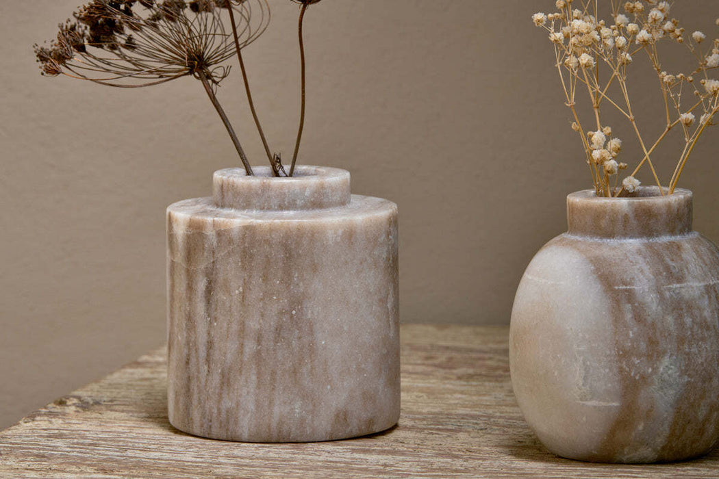 Khari Marble Vase Grey