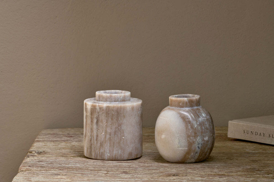 Khari Marble Vase Grey