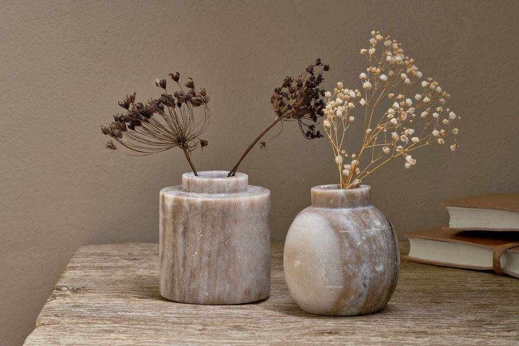 Khari Marble Vase Grey
