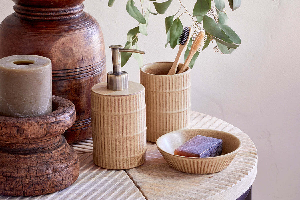 Kiani Ceramic Soap Dish Cream