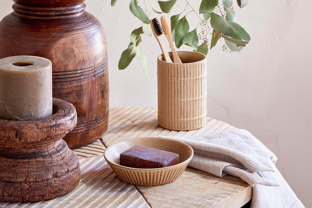 Kiani Ceramic Soap Dish Cream